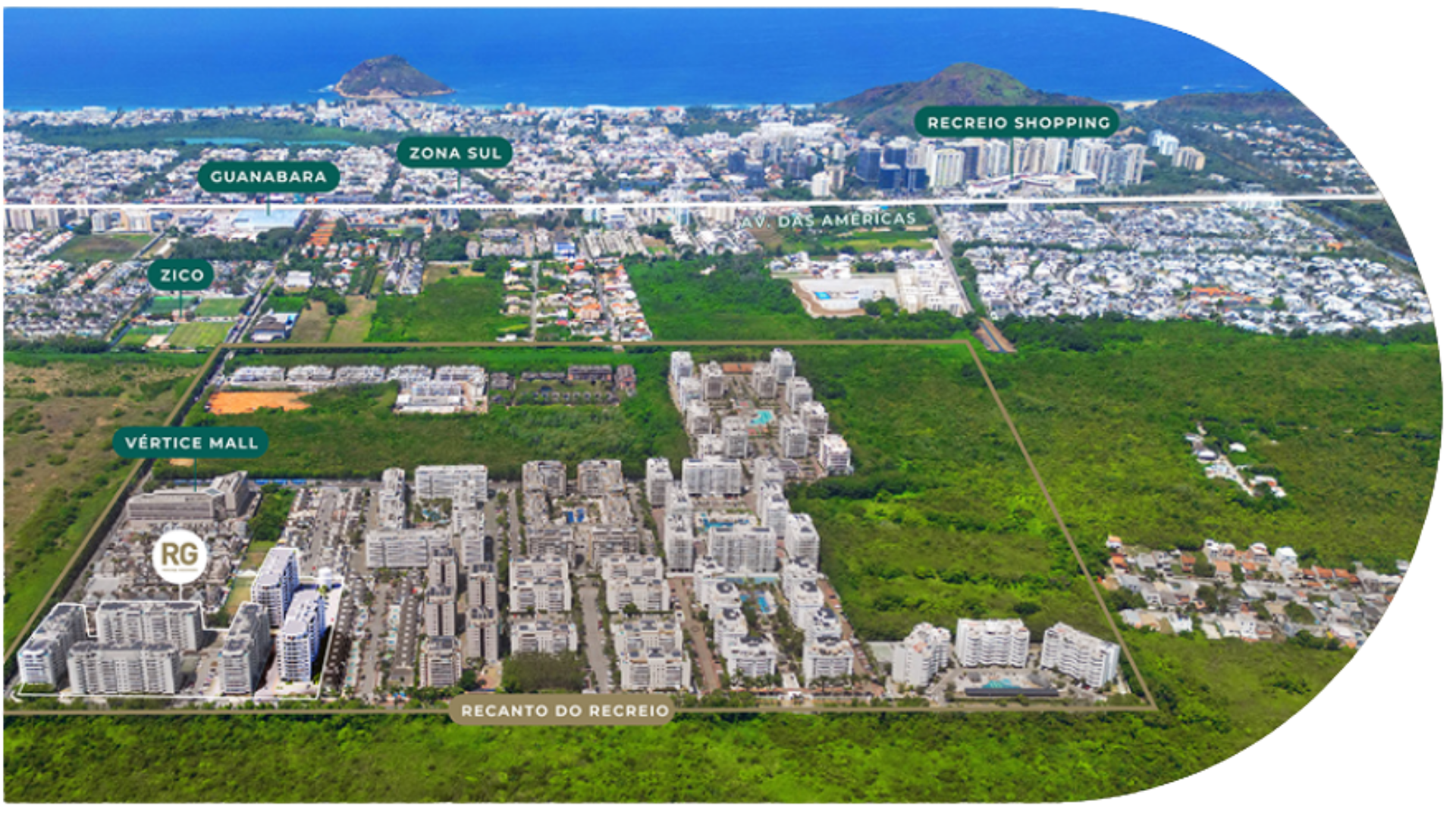 Mapa de Localização RG Personal Residences